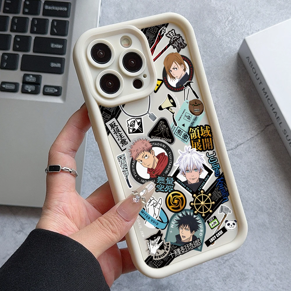 Jujutsu Kaisen Yuji Satoru Phone Case - Anime-Inspired Protective Cover