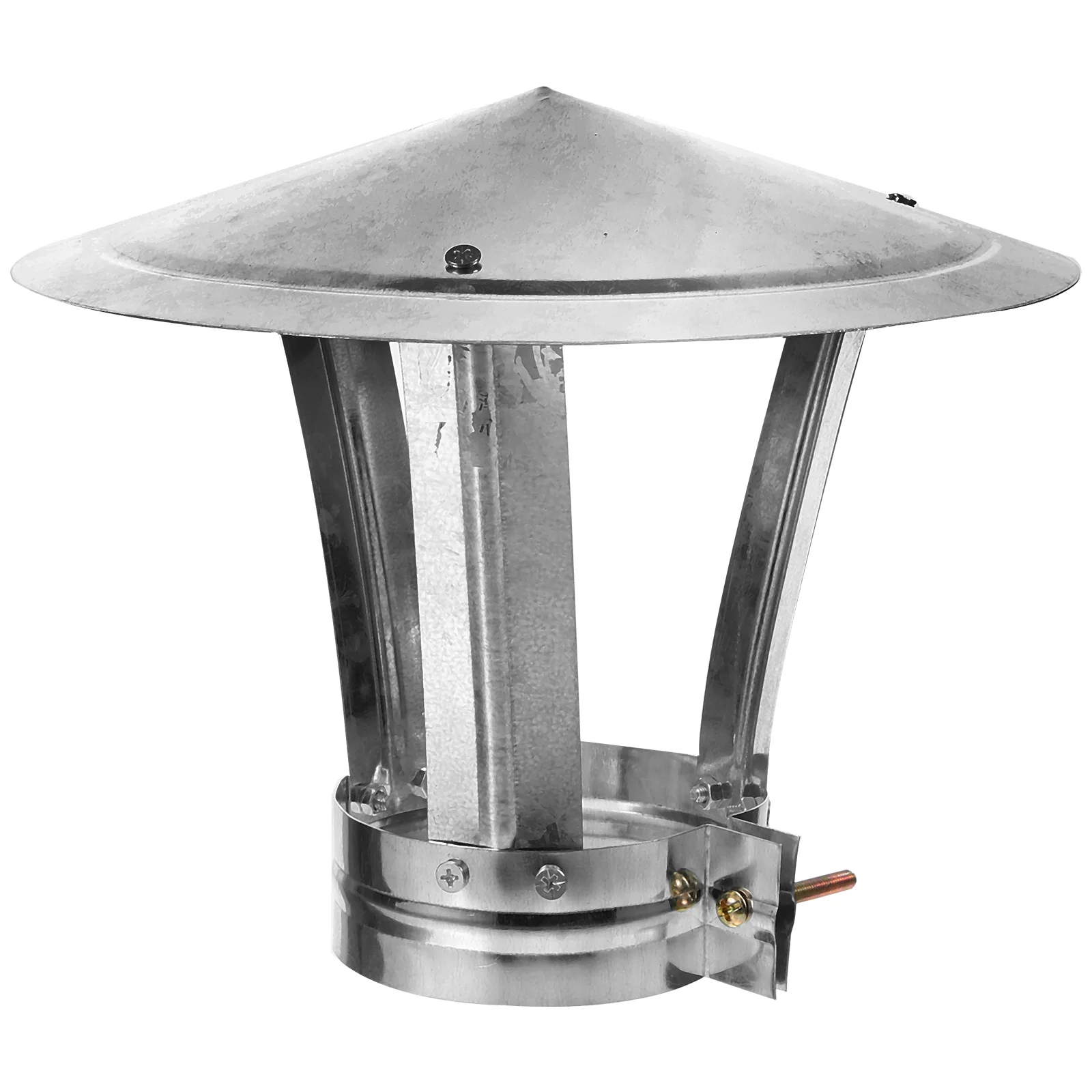 

Chimney Cover Metal Chimney Flue Cowl Rain Cover Chimney Cover Accessory Replacement