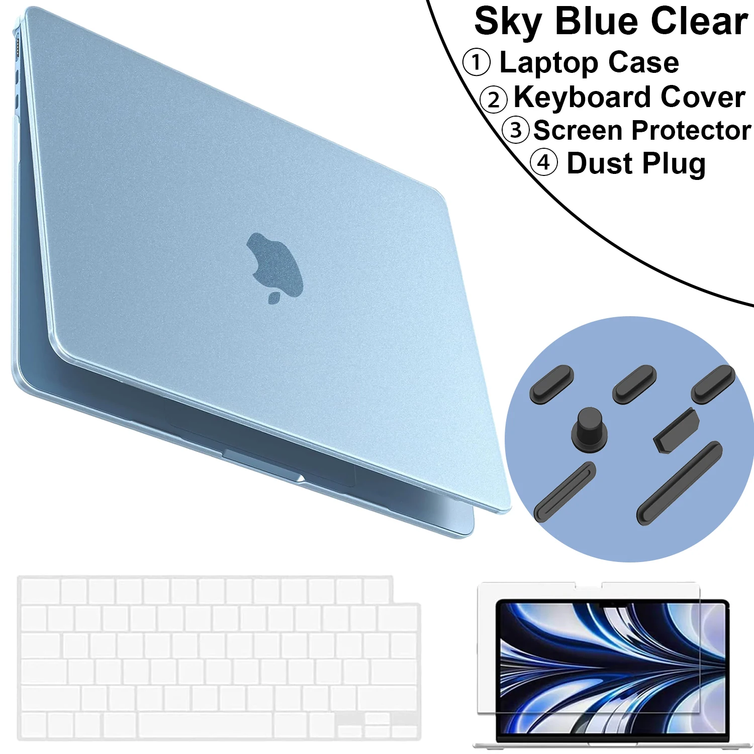 Sleek Matte Protective Laptop Case - Scratch & Fingerprint Resistant