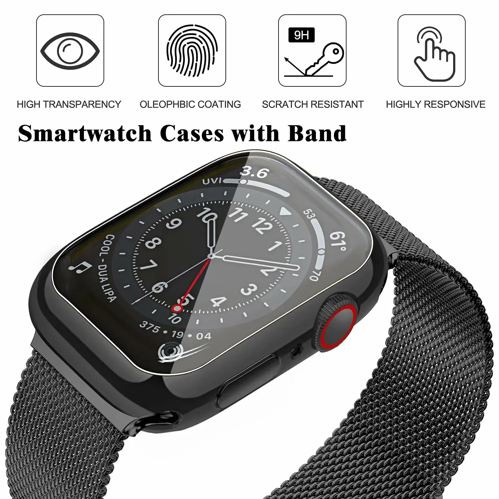 Premium Milanese Loop Watch Band - Stainless Steel Mesh Bracelet
