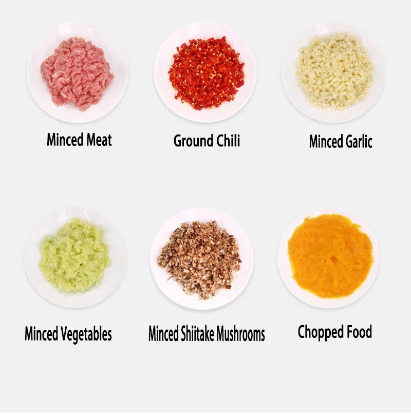 Description Picture 5 of item3 in1 Vegetable Cutter Chopper Shredders Manual Meat Vegetable Slicer Grinder Salad Maker Kitchen Tools Adjustable 2.5L