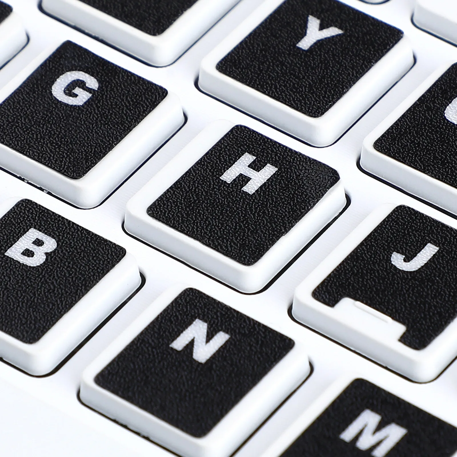 10장 키보드 언어 스티커 노트북 컴퓨터 키 교체용 스페인어 문자 데칼 방수 간편 적용 가능