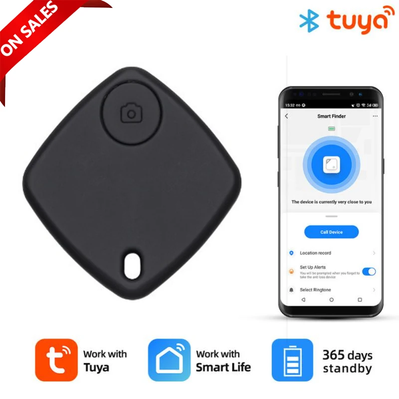Tuya Smart Tag Anti Lost Alarm Wireless Bluetooth Mini GPS Tracker Smart Home APP Search Location
