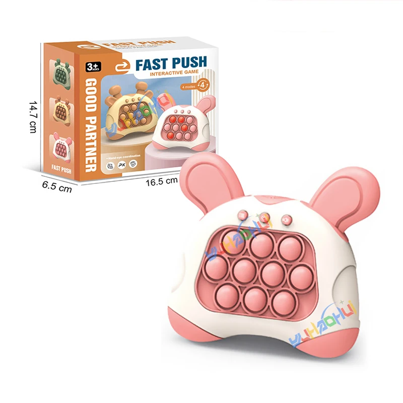 Quick Push Popping Game Toys for Kids Adults Stress Anxiety Relief