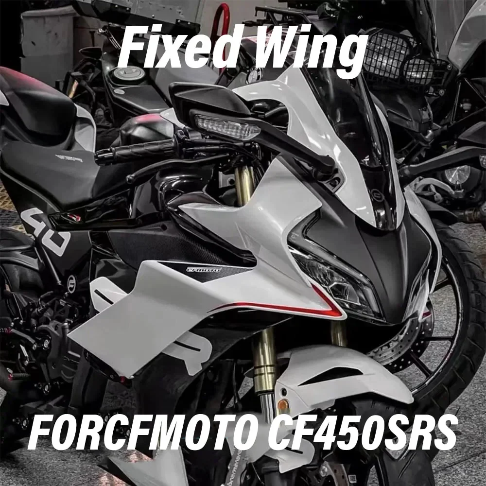 

New FOR CFMOTO CF450SRS 450SRS SRS450 SRSMotorcycle Parts Side Downforce Naked Spoilers Fixed Winglet Fairing Wings Deflectors
