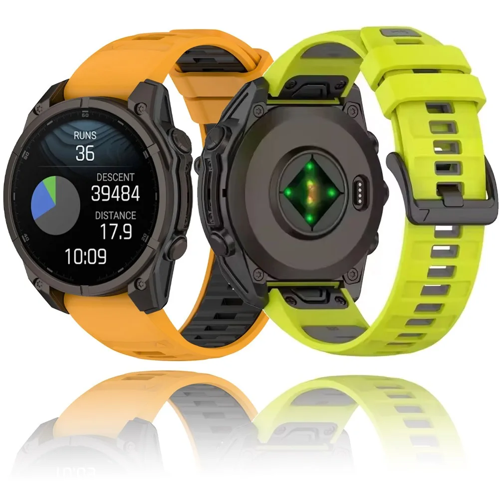 Versatile Quick Fit Silicone Strap for Smartwatches (26/22/20mm)