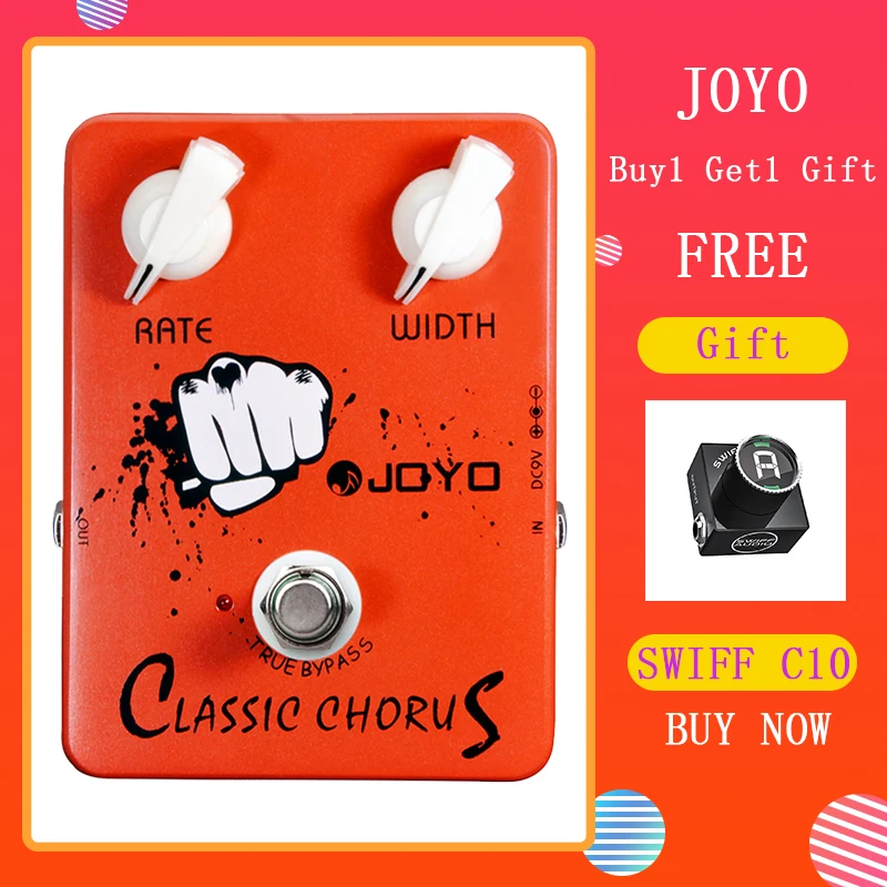 

JOYO JF-05 CLASSIC CHORUS Guitar Effect Pedal Classic Chorus Sound Modulation Effect True Bypass Guitar Parts & Accessories