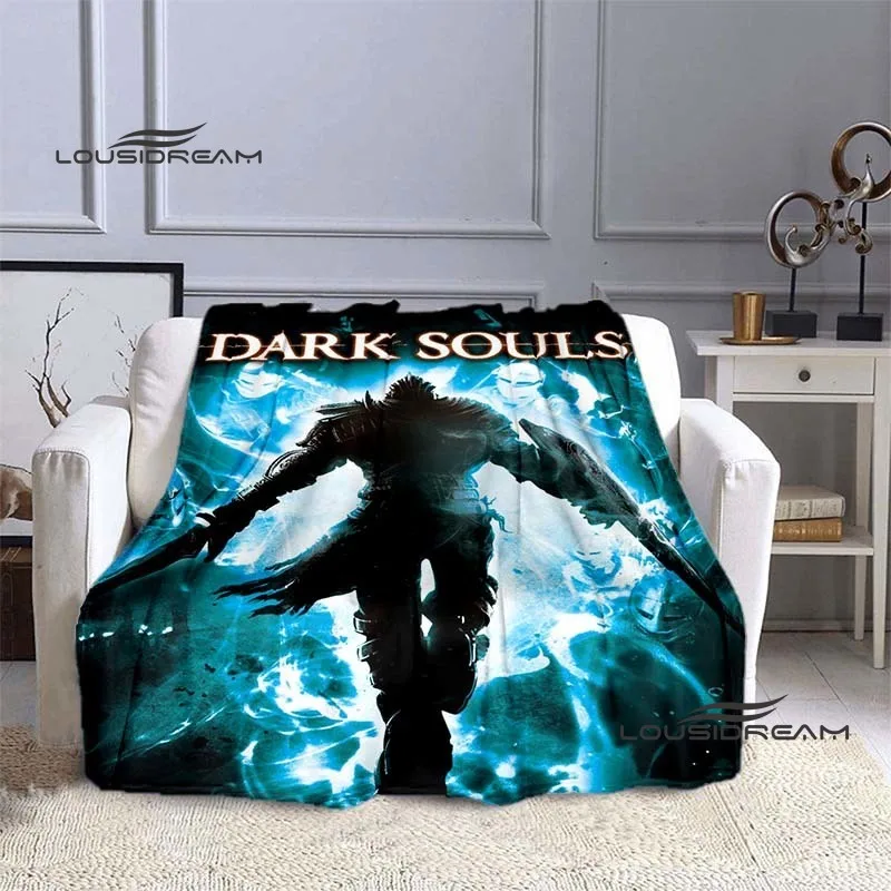 

Dark soul medieval magic Game Blanket Dark soul Flannel Blanket Adults and children Bedroom Coverlet Sofa Camping Warm blanket