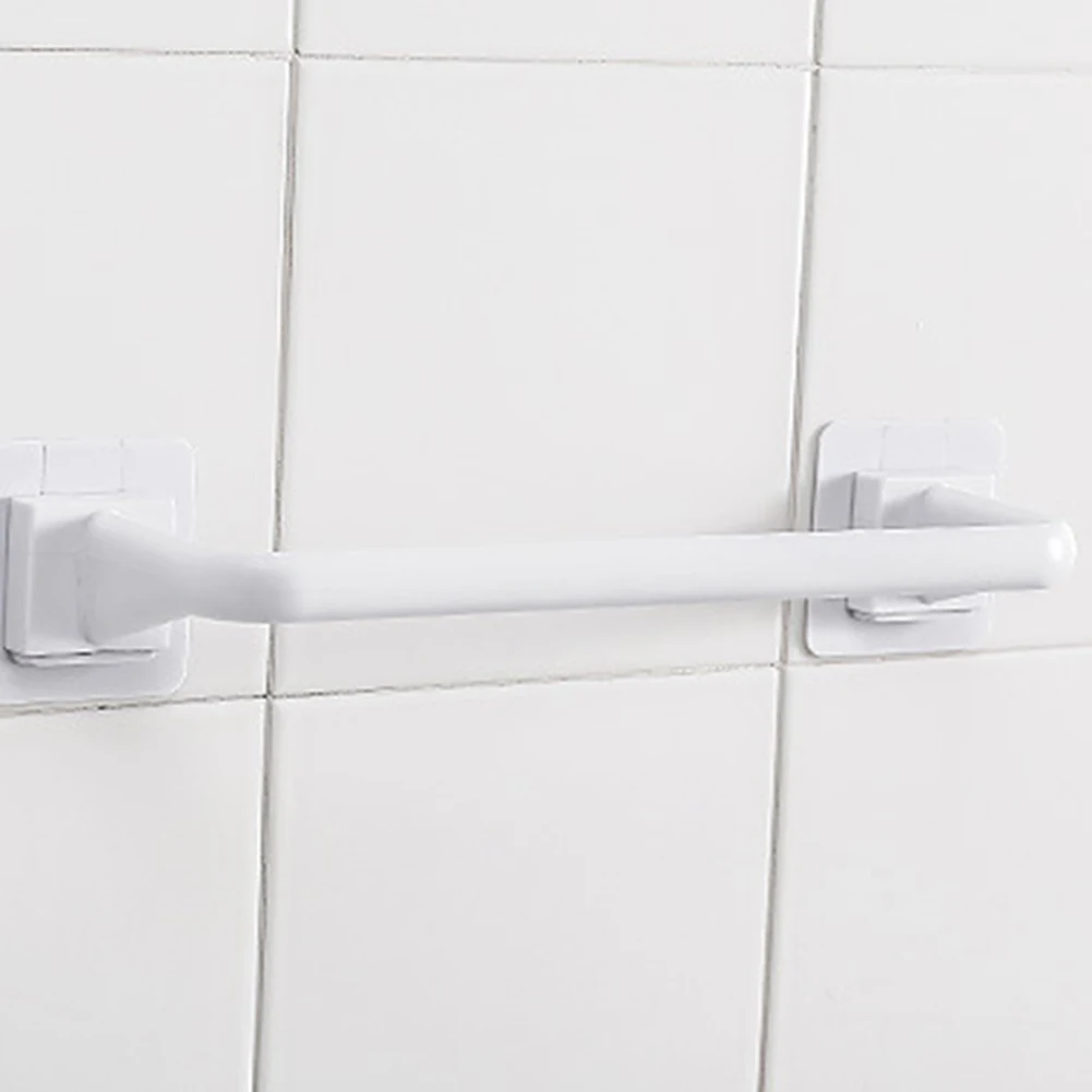 

1Pc Self-Adhesive Towel Rod Towel Bar Stick On Wall Bath Towel Holder Rail Rack Kitchen Bathroom Accessories