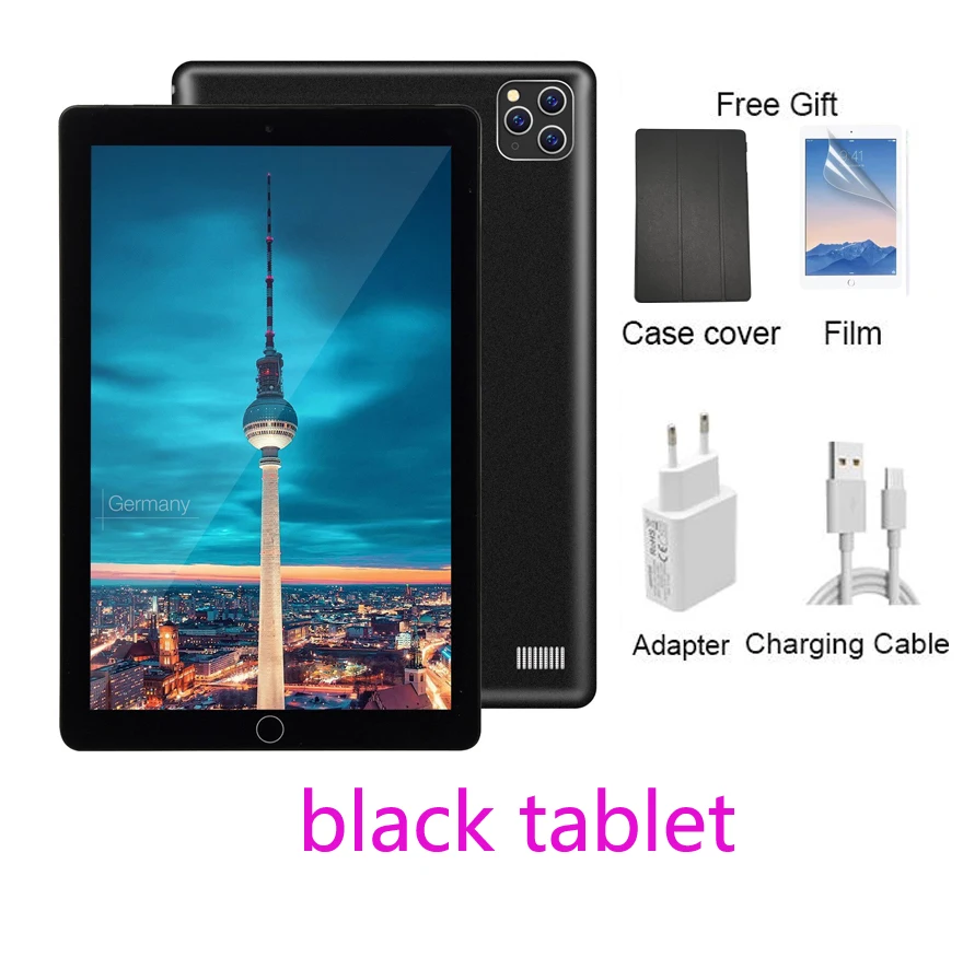 best cheap tablet 2022 New 10 Inch Android 10.0 Online Learning Tablet 10 Core 8GB+128GB Tablet Dual SIM Card WIFI GPS Tablet 4G Mobile Phone most popular samsung tablet Tablets