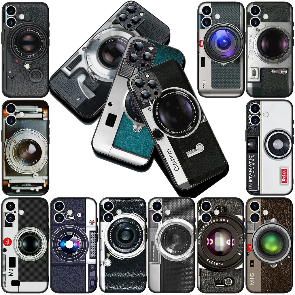 Retro Style Fashion Camera Vintage Phone Case - Stylish Protective Cover