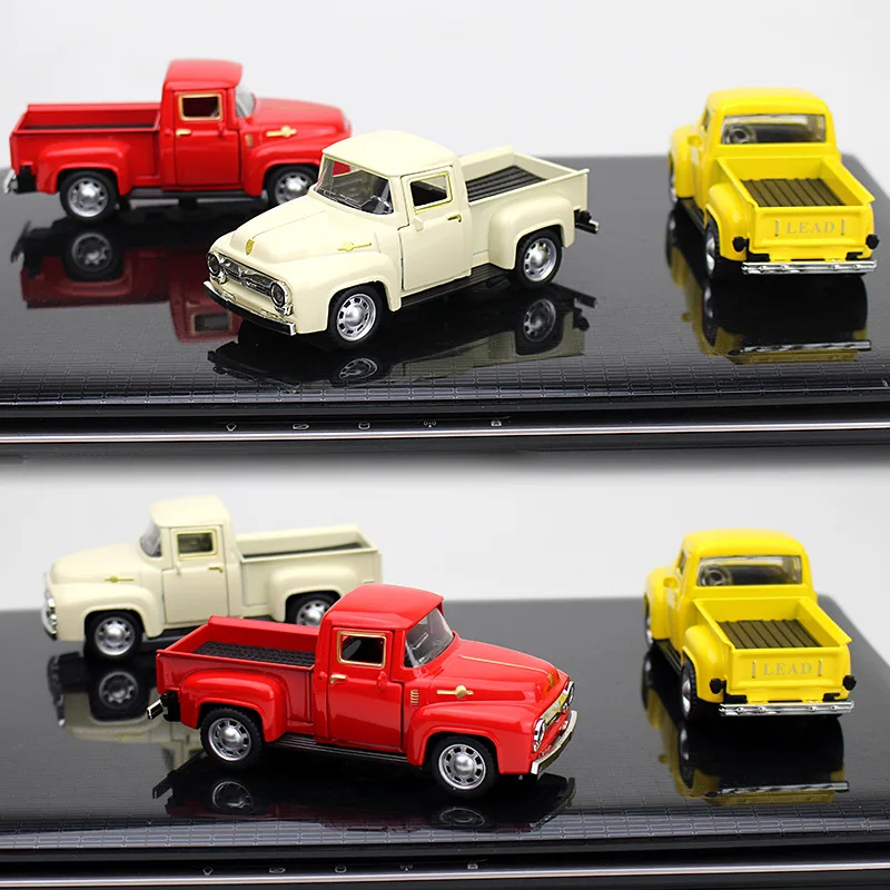 Classic Pickup Car 1/32 Scare Model Simulation  Alloy Diecasts Pull Back Vehicle Toy For Boy Kids Collection images - 6