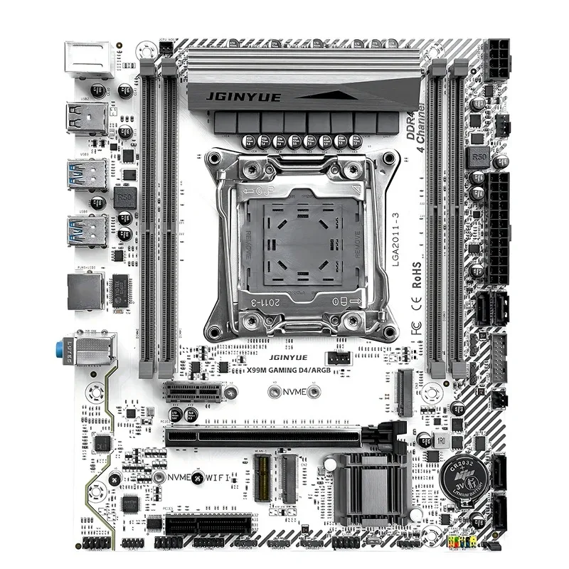 X99 GAMING D4 메인보드 LGA 2011-3 콤보 키트 Xeon E5 2683 V4 CPU 2*32GB=64GB DDR4 2133MHZ RAM 메모리 placa mae x99 세트 키트