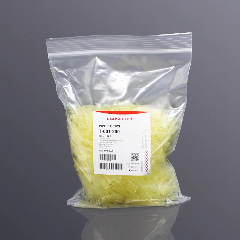LABSELECT 200&mu;l Universal pipette Tip 50.55mm, Polypropylene material, 1000 pieces/pack, T-001-200