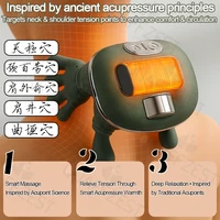 N7 Electric Neck And Shoulder Muscle Massager Wireless Shoulder And Back Kneading Massage Shawl Neck masajeador Relax Pain Relie 3