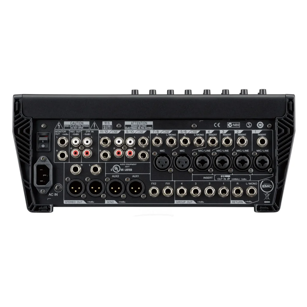 Professional 12 Channel Premium Audio Mixer Sound Console USB interface Mixing Console 10 Mic Inputs With 48V HPF MGP12X audio mixer