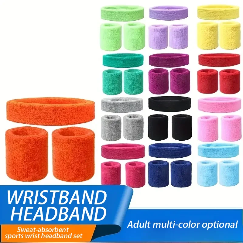 Sports Headband & Wristband Set 2
