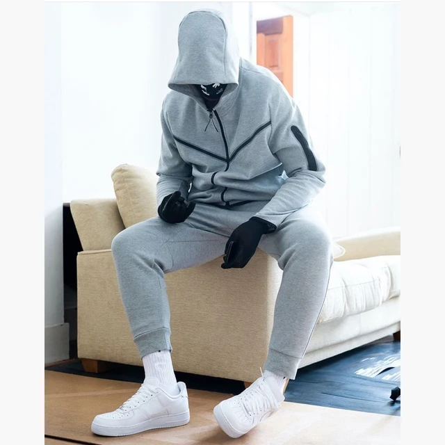 2023 New Brand Men's Sweatsuit Tech Fleece Hoodie Cotton Stretch