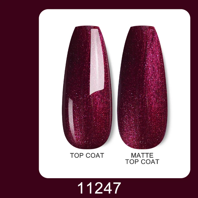 Arte Clavo 15ml Brown Coffee Color UV Gel For Nail Gel Nail Polish Varnish Hybrid Glitter Decoration Base Top Coat Set 11247