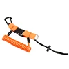 Scuba Diving 316 Anti-lost Spiral Spring Coil Lanyard Safety Emergency Tool With One Buckle Fishing Dive Climbing Outdoor Rope 4