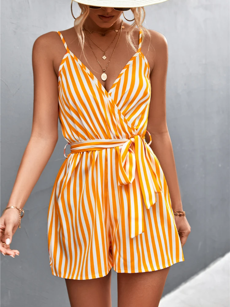 Summer Women Playsuit Shorts Casual Rompers Sexy - Summer must-haves