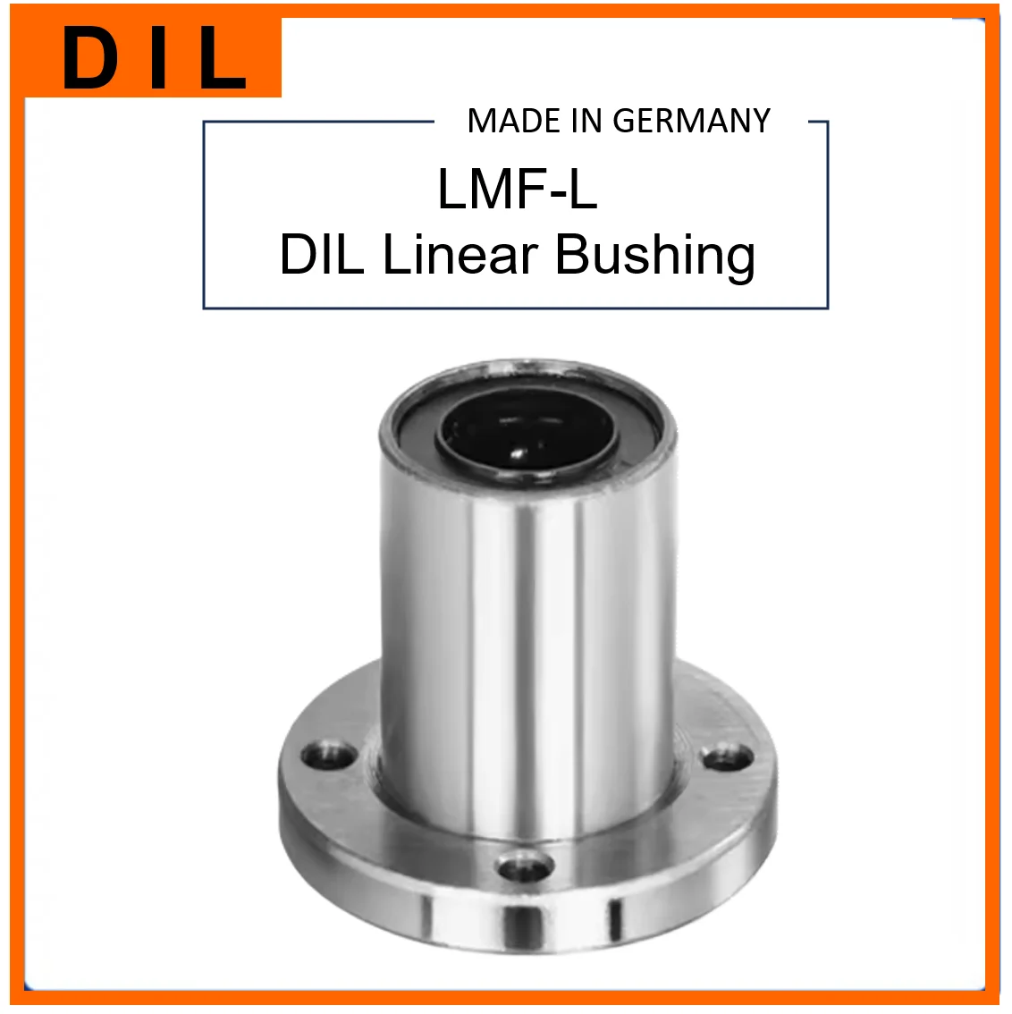 

Original New DIL linear bushing with Circular Flange LMF LMF40 LMF40L LMF40LUU to replace THK IKO FAG INA linear bearing