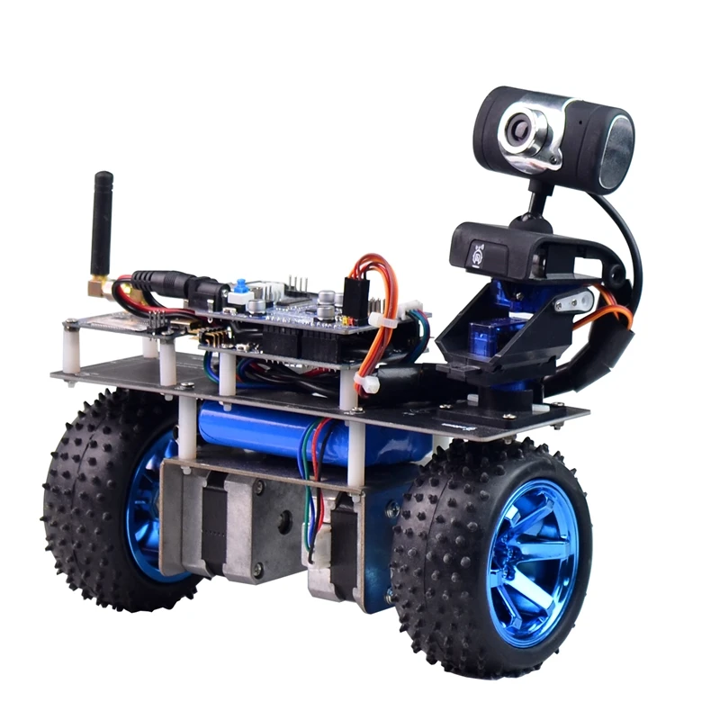 

Rolyrobot балансировочный автомобильный робот STM32 беспроводной видео робот электронный обучающий комплект US Plug