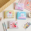 PU Leather Girls Wallet Cute Cartoon Zipper Card Holder Mini Clutch Wallet Key Chain Coin Purse Kids Gifts Stationary 1