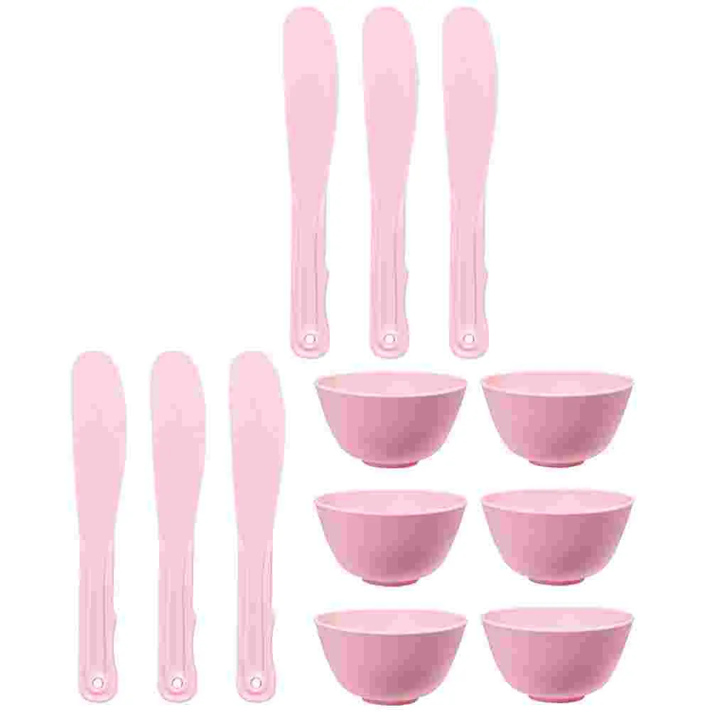 

Facial Mask Mixing Bowl Kit 6 Sets Silicone Face Mask Bowl Mixing Stirring Spatula Soft Flexible Facial Mud Bowl Spa Skincare