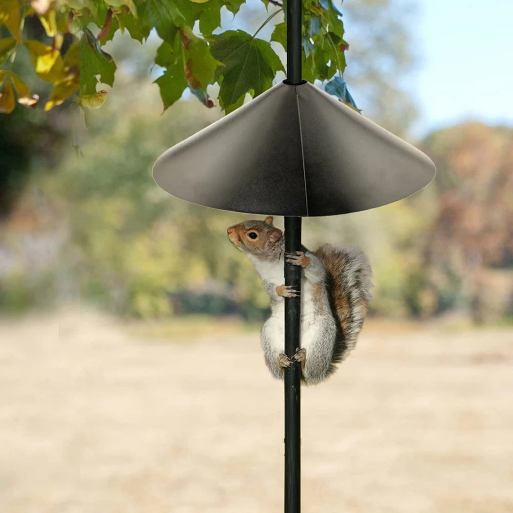 12/18inch Squirrel Baffle Wrap Around Squirrel Proof Baffles Universal Baffle Anti Rust Raccoon Proof Bird Feeder Guard