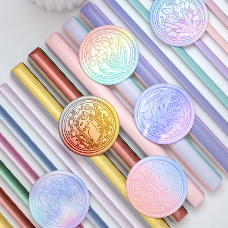 Seal Wax Sticks For Melting Glue Gun Sealing Wax Sticks Wedding Party Invitation Sealing For Fashion Gift Decoration 10pcs