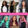 40 Inch Body Wave 13x6 Hd Lace Frontal Wig Human Hair 360 Brazilian Pre Plucked Lace For Women 13x4 Lace Front Wigs 250 Density 4