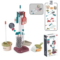 Children's Cleaning Toys Set Children's Educational Simulation Play Cleaning Housekeeping toys Broom Mop Dustpan Brushes 2