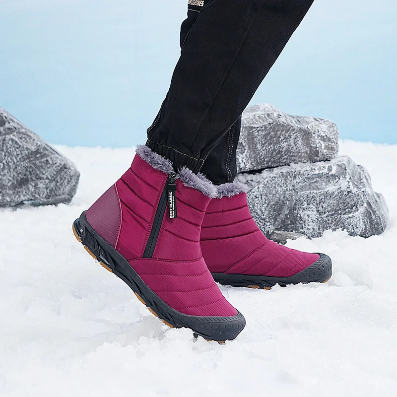 Winter Boots for Women Men Wide toe Barefoot Sneakers Winter
