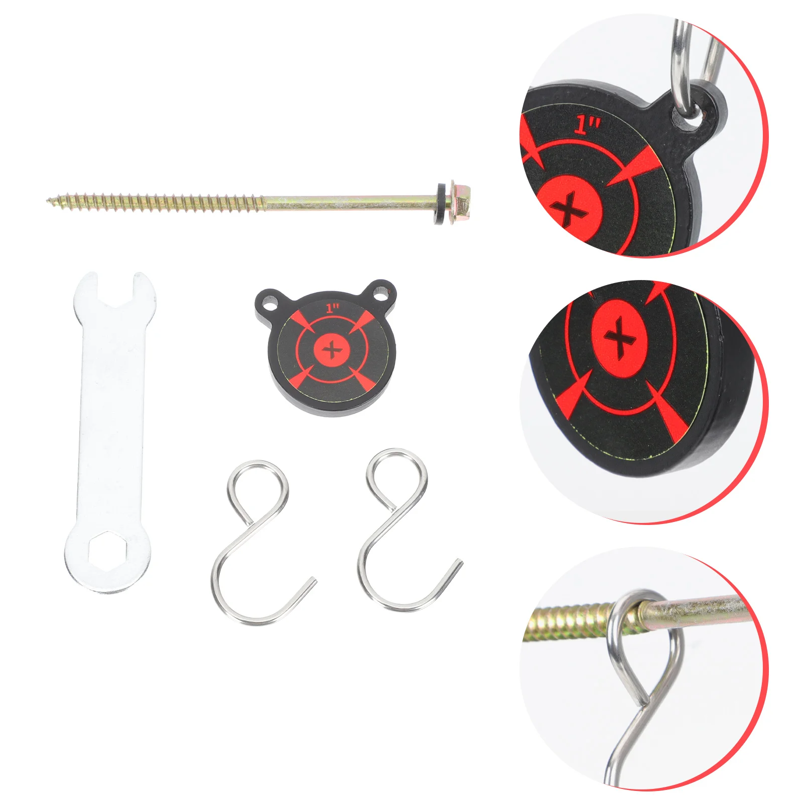 

Slingshot Practice Training Game Entertainment Alloy Outdoor Toy Range Hanging Toys Multi-purpose Sturdy Shooting