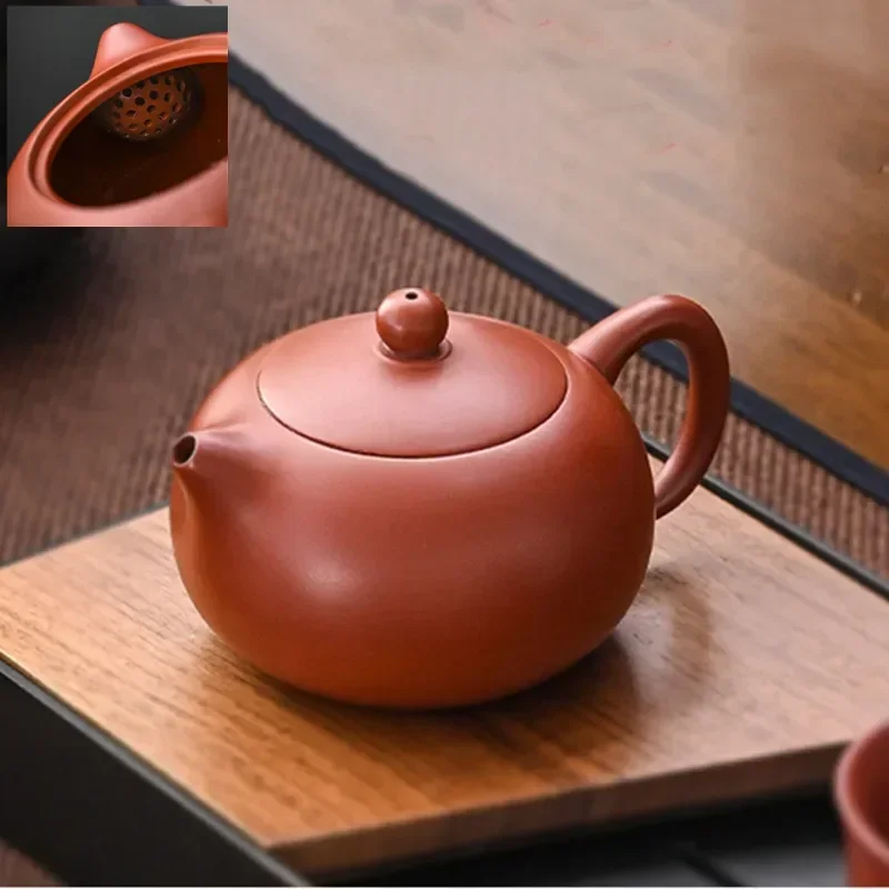 

Master Handmade Yixing Purple Clay Teapot Boutique Zhu Mud Xishi Beauty Tea Pot Zisha Ball Hole Filter Tea Maker Chinese Teaware