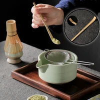 3PCS Tea Set Brush Matcha Whisk Tea Spoon Set Simply Chinese Style High Quality Bamboo Japanese Teaware Set Tea-making Tools 2