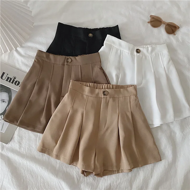 Casual White Women S Shorts 2024 New Summer Thin High Waisted Slimming A Line Wide Legged.jpg Casual White Women S Shorts 2024 New Summer Thin High Waisted Slimming A Line Wide Legged.jpg