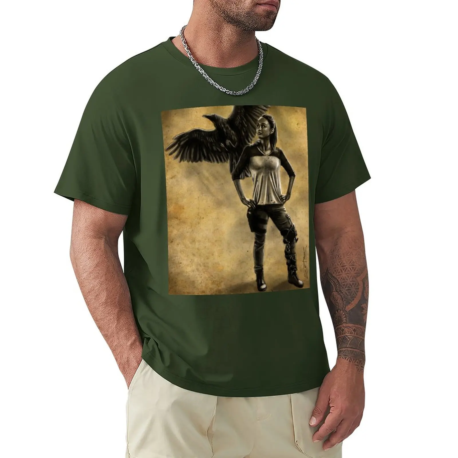 Raven Stay Strong 1 T-Shirt Boys Whites Customs Progetta Le Tue Magliette Nere Semplici Da Uomo