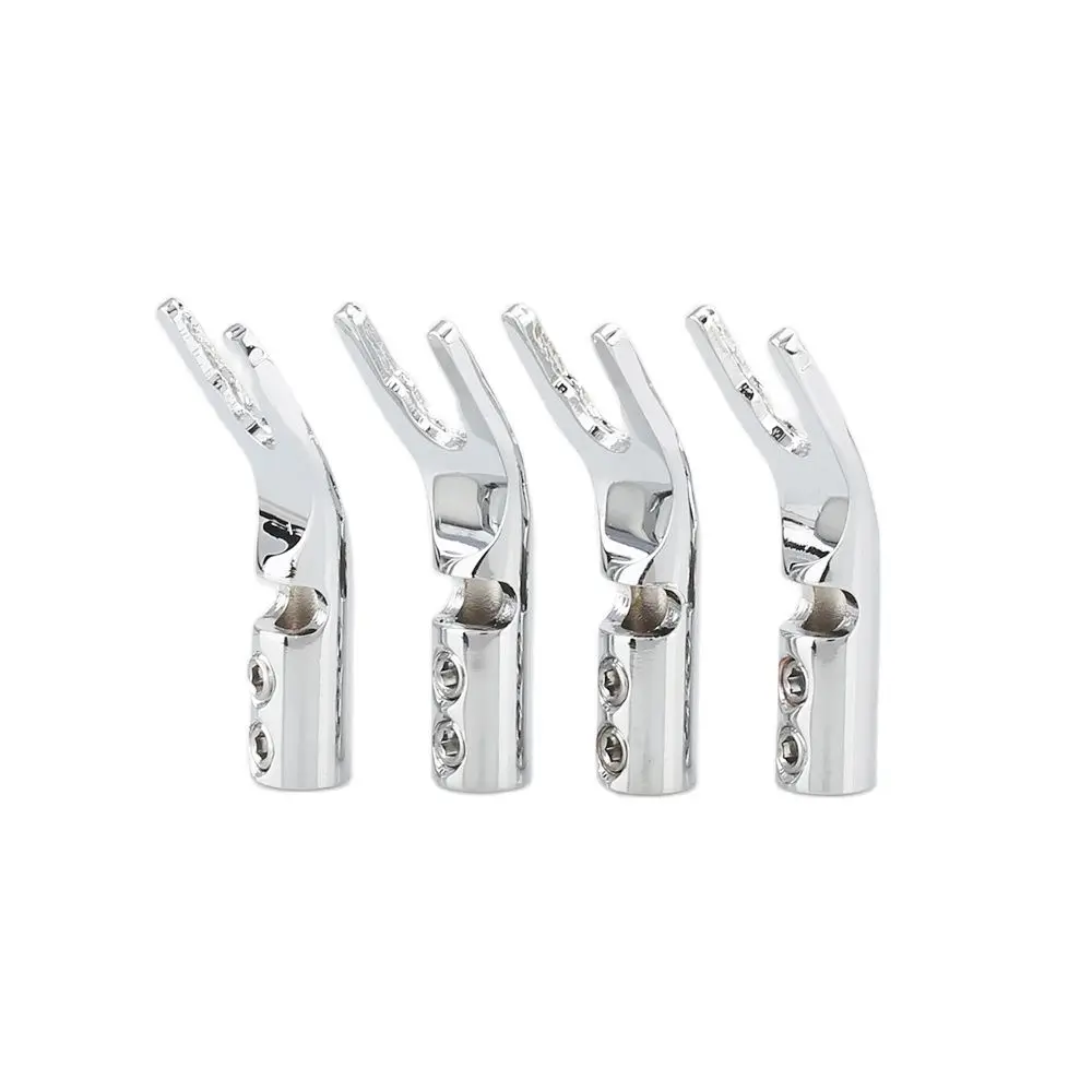 Puro cobre ródio chapeado Y Spade Plug,