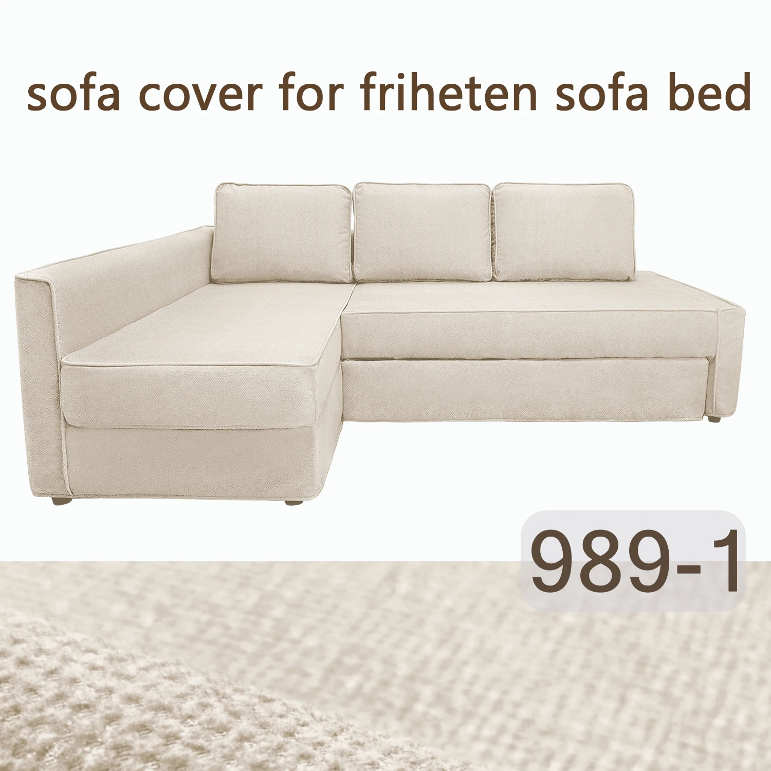 Friheten Beige Friheten Divano Letto Angolare Sofa Cover Friheten - Main Image