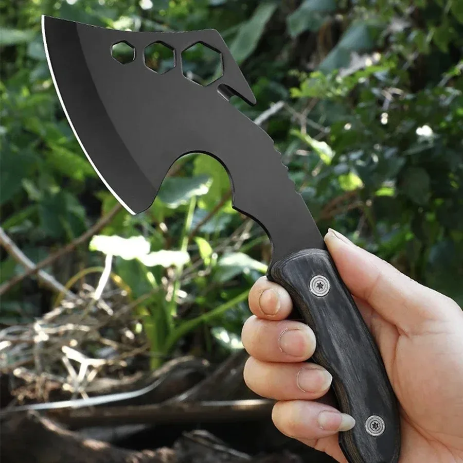 BAKULI axe outdoor opener axe, felling axe woodworking axe knives, tree felling home firewood chopping bone cutter 3