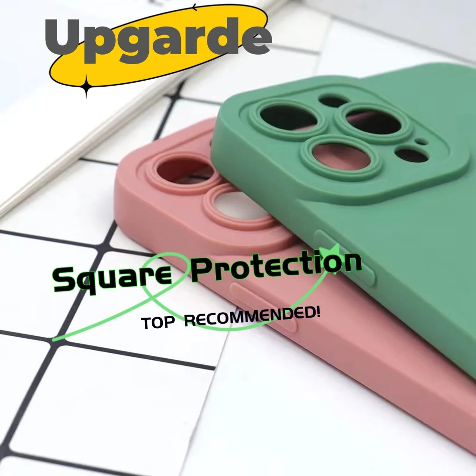 New Design Soft Liquid Silicone Bumper - Full Protection Phone Case