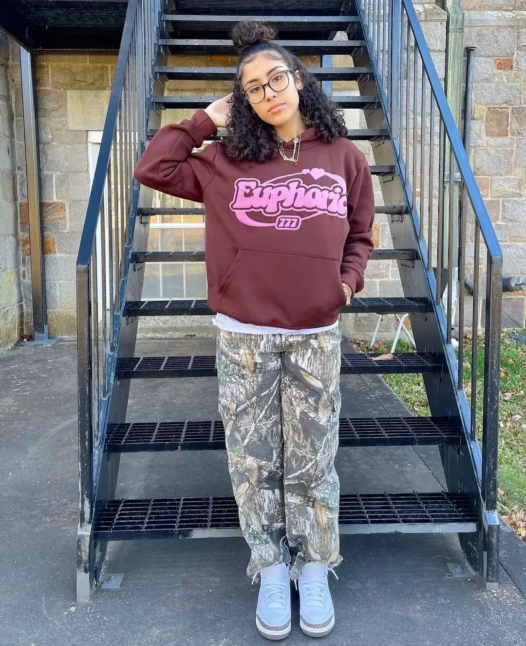 American street design sense are you really happy hoodie y2k women's fall loose languid style hiphop casual thick tops