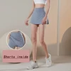 Summer High Waist Sports Short Skirt Lined Shorts Fitness Yoga Quick Dry Running Sport Skirts Tennis Skirt Golf Wear for Women 4