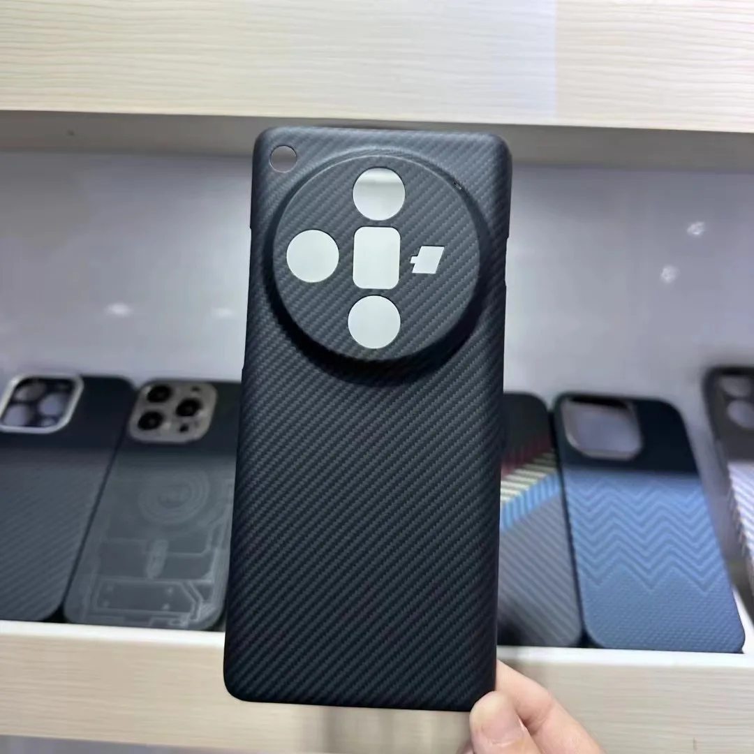 Magsafe Carbon Fiber Case For OPPO Find X7 Ultra 600D Case Phone Ultra-thin Aramid Fiber Protctive Case Phone Accessories