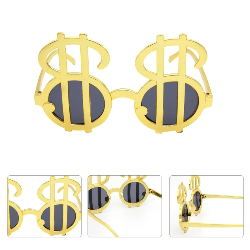 M89E Funny Sunglasses Props Dollar Signs  Funny Birthday Photobooth Props 2