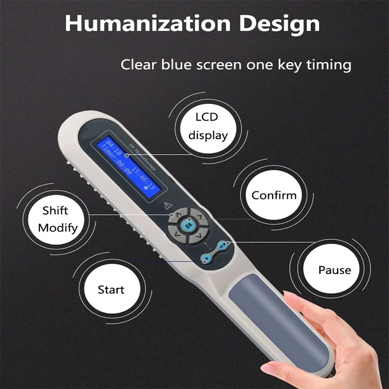 UVB 311NM Excimer Laser Psoriasis Vitiligo Treatment Instrument Uvb Ultraviolet Phototherapy Instrument Household 3