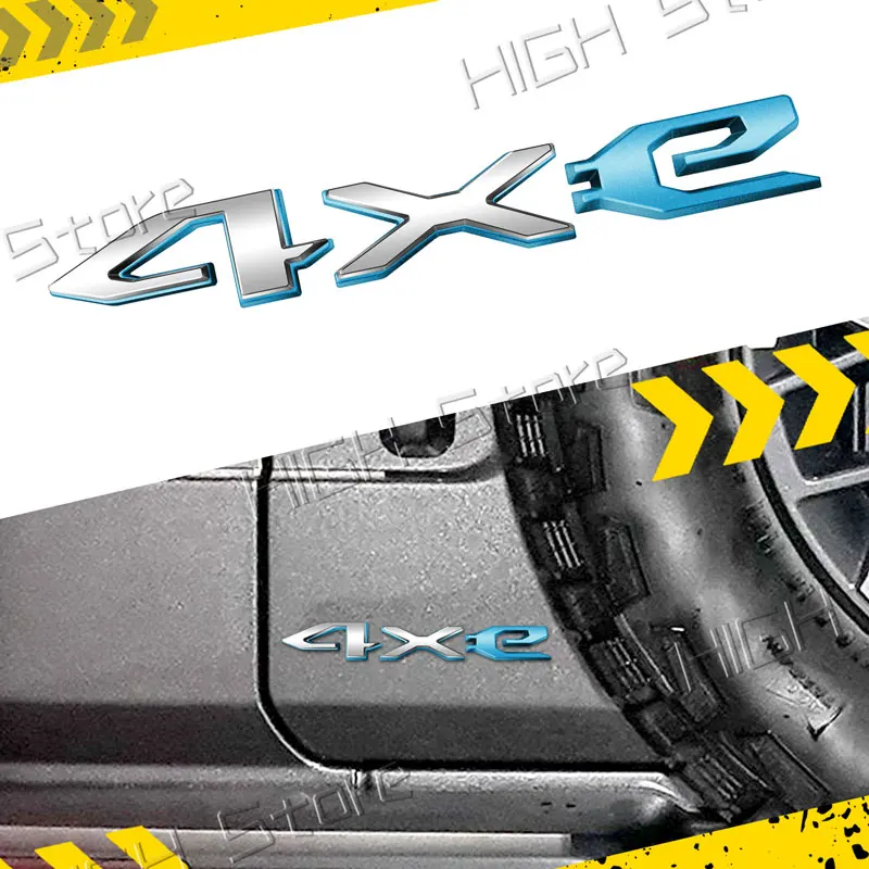 3D ABS Car Badge 4xe Body Sticker Jeep Wrangler JL JK Rubicon Auto Styling Fender Rear Trunk Emblem Decals Accessories