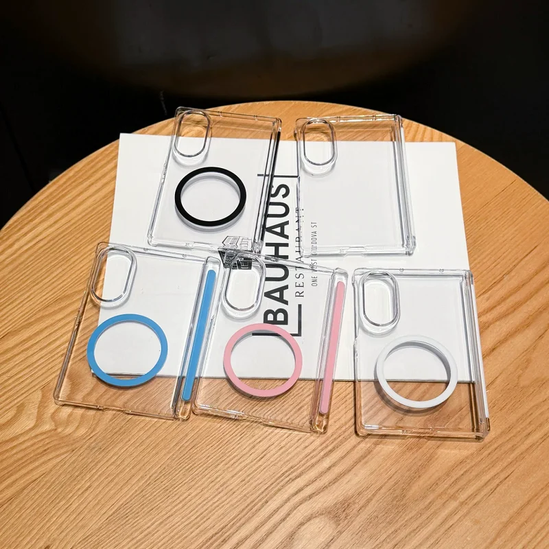 Durable Plastic Magnetic Case with Double Layer Bumper Protection